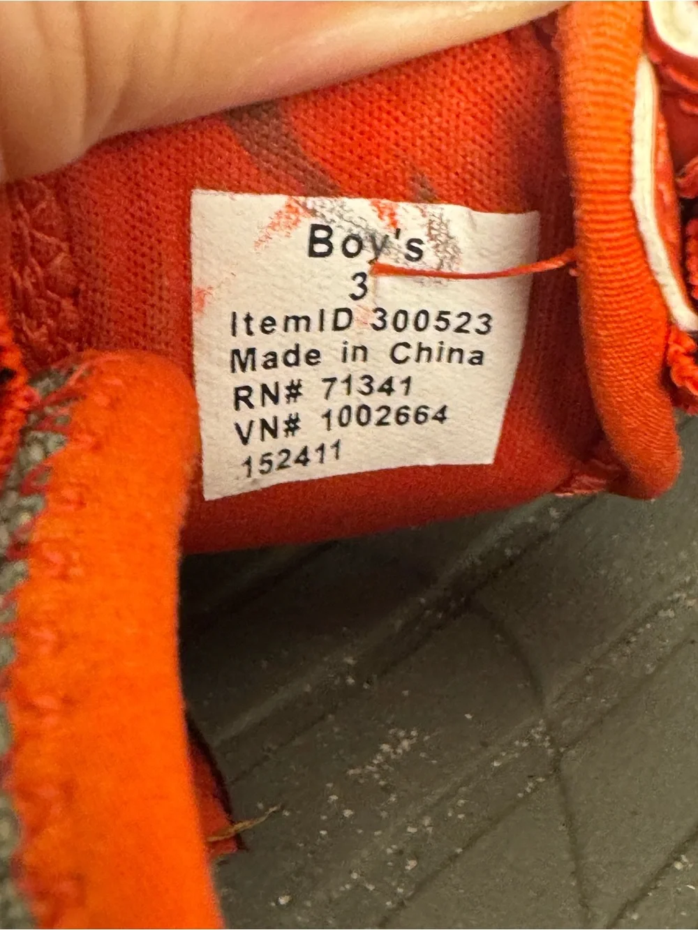 L.L. Bean Boys Orange Outdoor Water Sandals Size 3